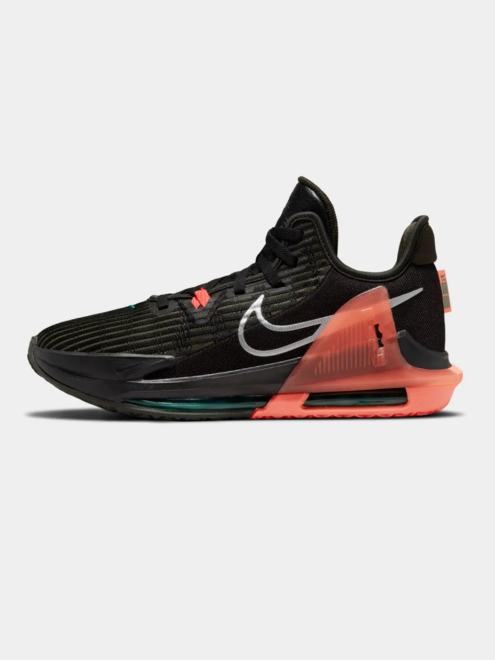 Nike LeBron Witness Black / Metallic Silver - Sequoia